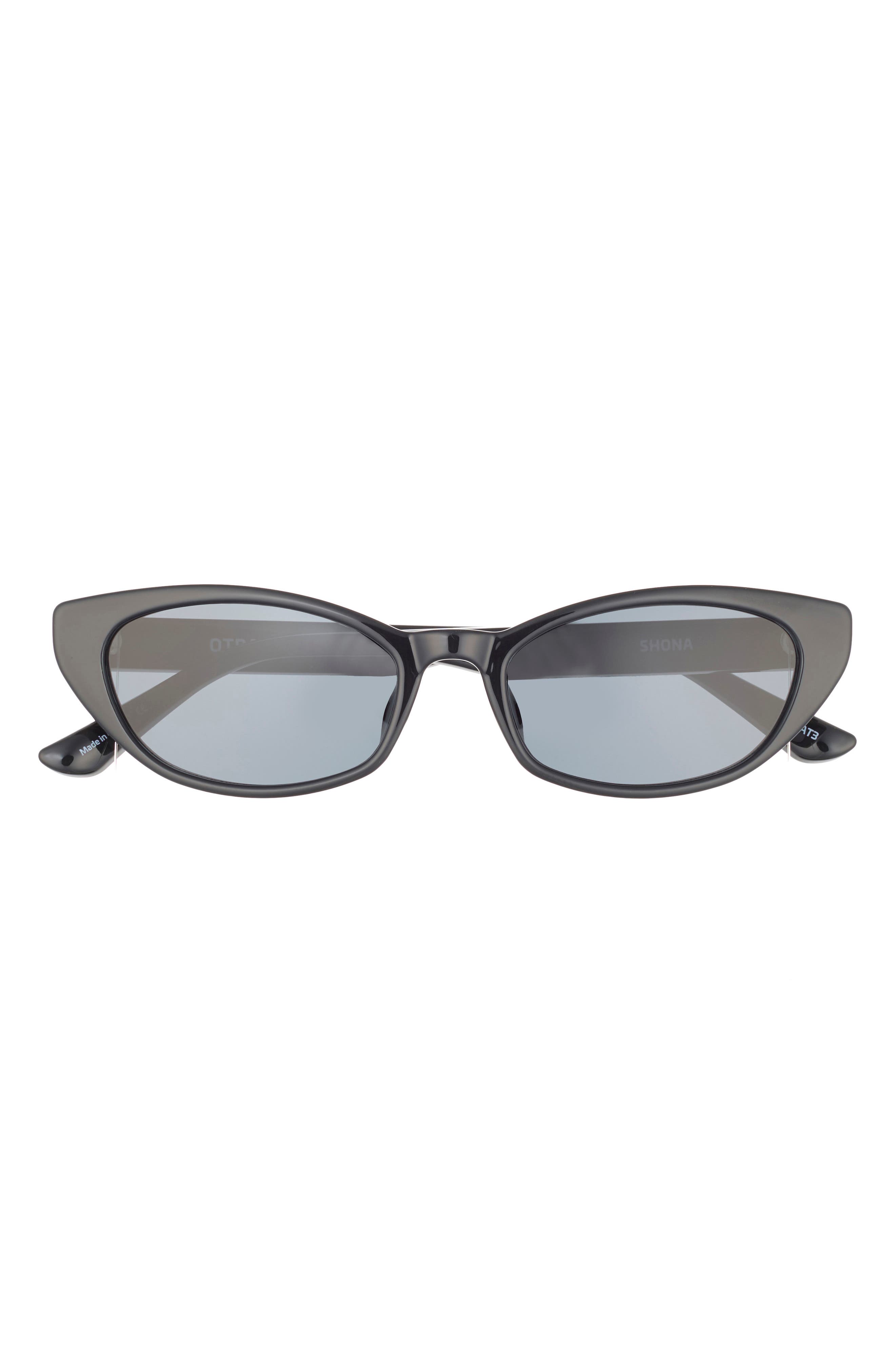 Otra Shona Cat Eye Sunglasses In Black/ Smoke