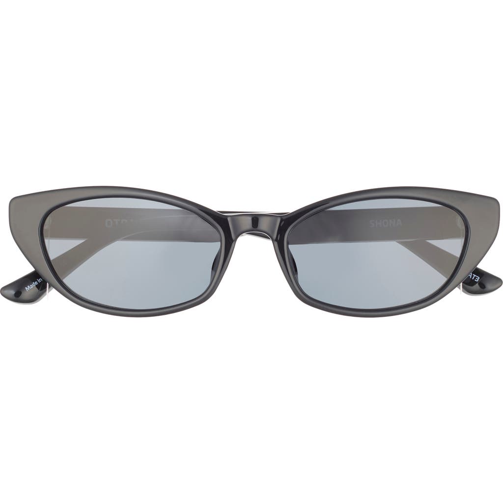 Otra Shona Cat Eye Sunglasses In Black/ Smoke