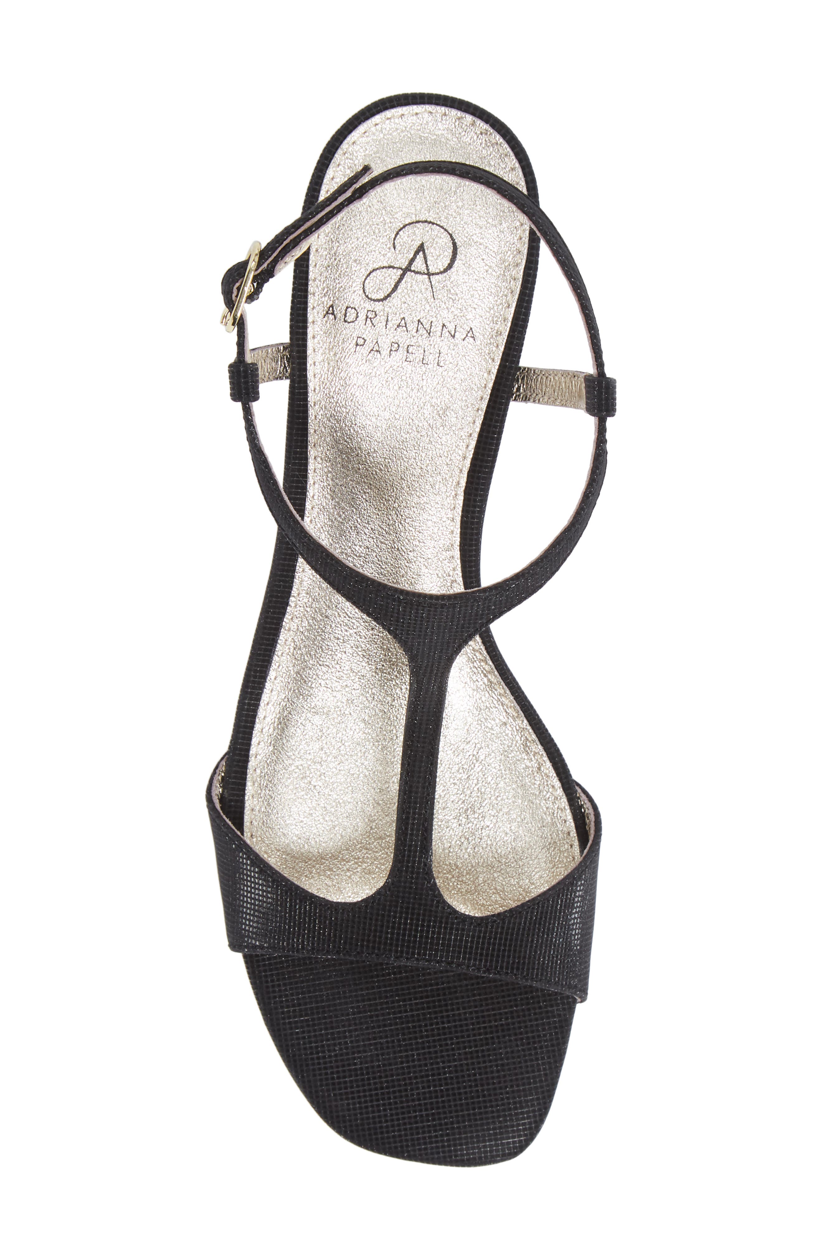 Edie Sandal, Alternate, color, BLACK FABRIC