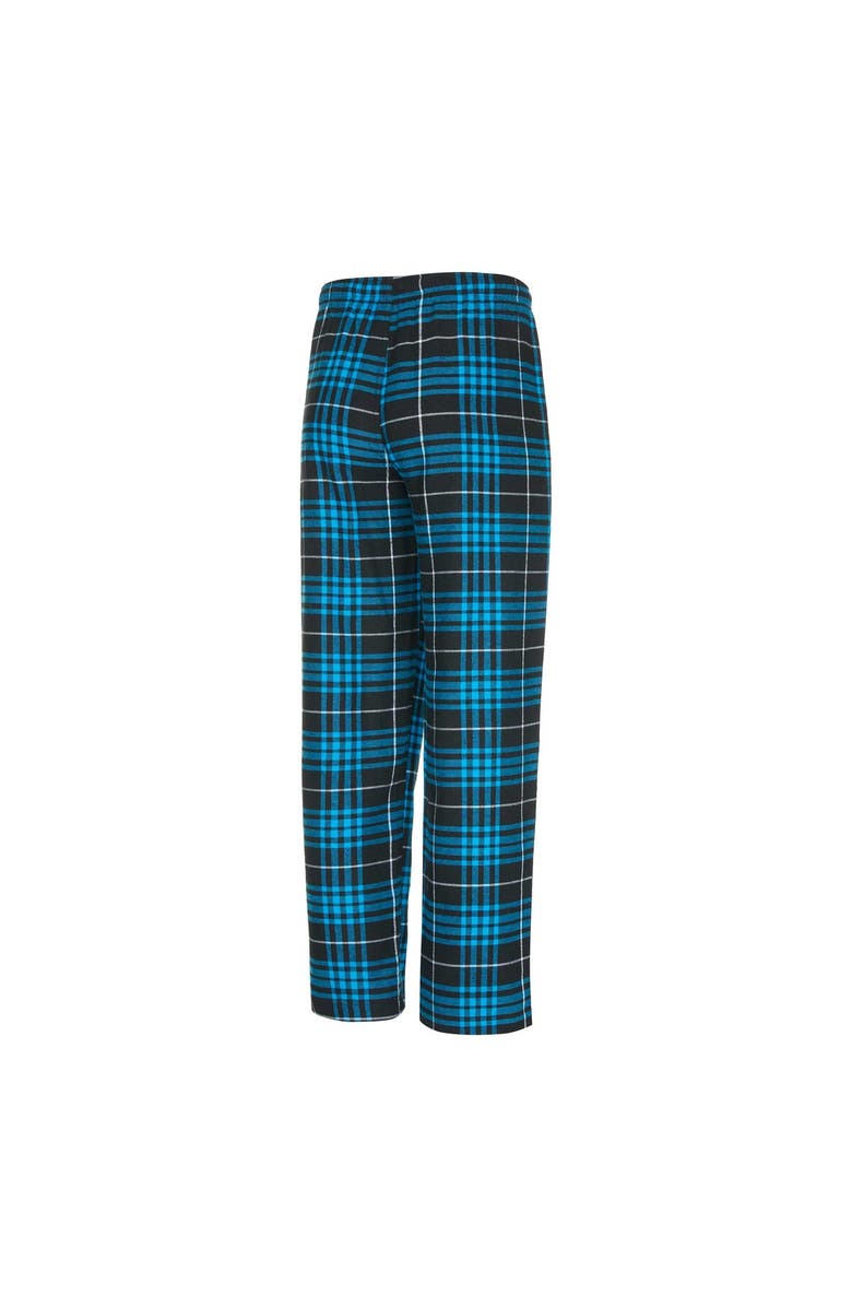 CONCEPTS SPORT Men's Concepts Sport  Black/Blue Carolina Panthers Vector T-Shirt & Flannel Pants Sleep Set, Alternate, color, Black
