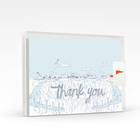 Thank You Salty Town Greeting Card Pack Set (8 ct.)