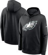 Nike Men's Nike Black Philadelphia Eagles Club Logo Pullover Hoodie