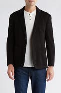 Lucky Brand Notch Lapel Ribbed Knit Sport Coat