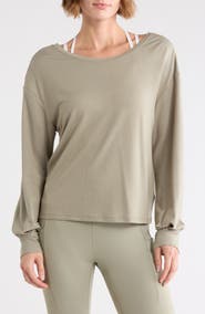 LAYER 8 Restoration Twist Back Long Sleeve Top