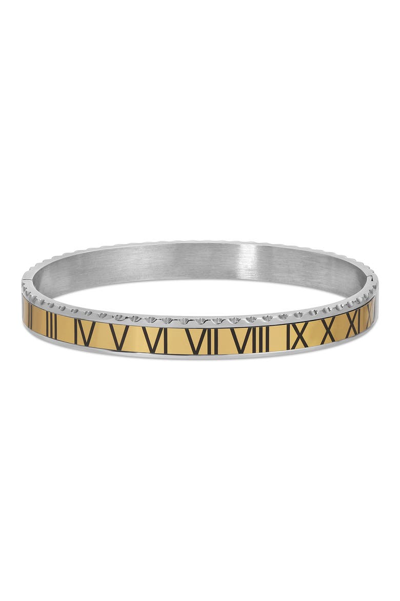 Men's Set of 3 Roman Bracelets, Alternate, color, SILVER