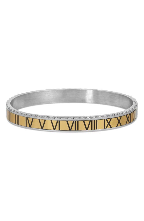 Eye Candy Los Angeles Set Of 3 Roman Bracelets In Silver