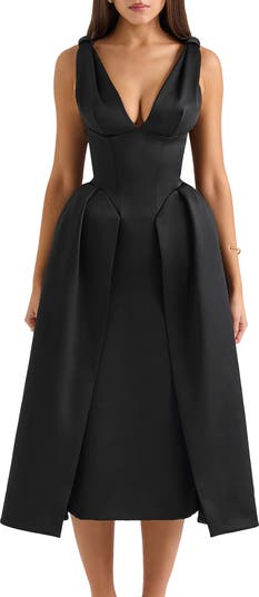 Paloma Satin Midi Dress