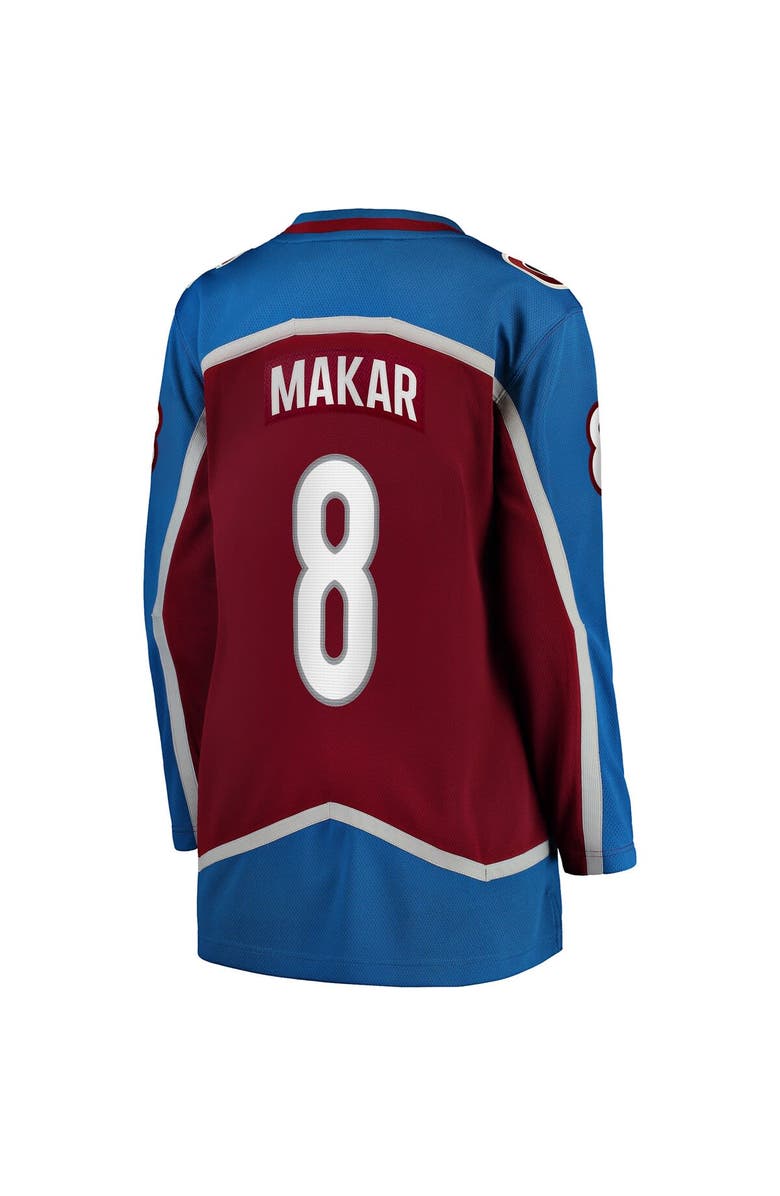 FANATICS Women's Fanatics Branded Cale Makar Burgundy Colorado Avalanche Home Premier Breakaway Player Jersey, Alternate, color, Burgundy