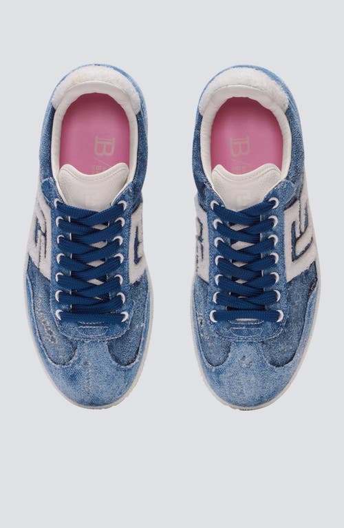 Balmain Denim Swan Trainers