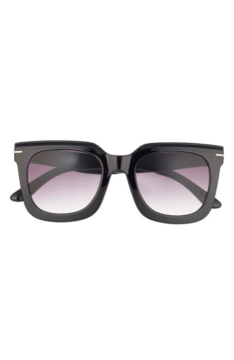 Glam 136mm Gradient Square Sunglasses
