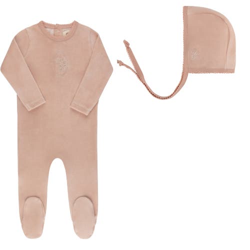 Ely's & Co. Velour Center Floral Collection In Neutral
