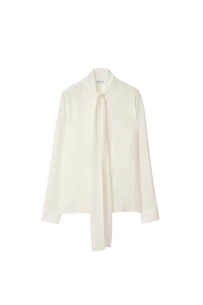 Silk Blouse, Alternate, color, Natural white