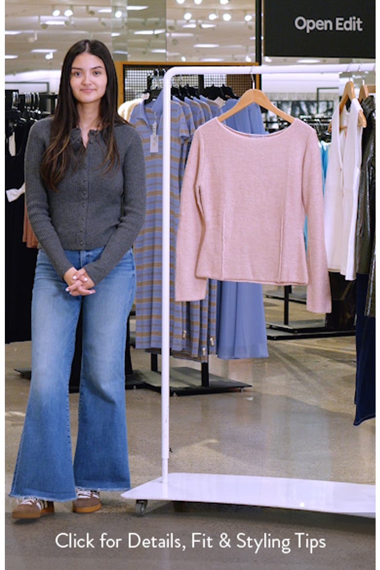 Sweater with Seam Details video