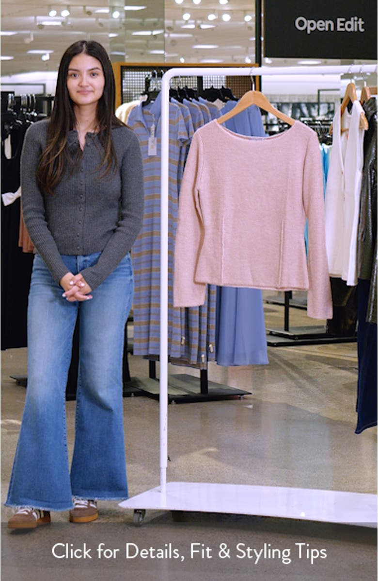 Sweater with Seam Details, sales video thumbnail