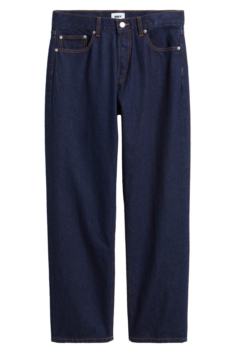 Hardwork Jeans, Alternate, color, RINSE