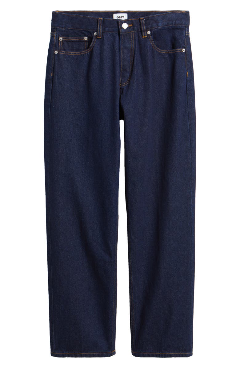 Obey Hardwork Jeans, Alternate, color, Rinse