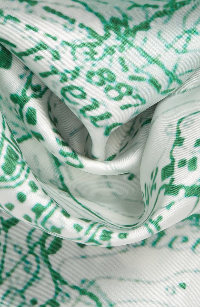 Akris St. Gallen Map Print Silk Scarf, Alternate, color, 