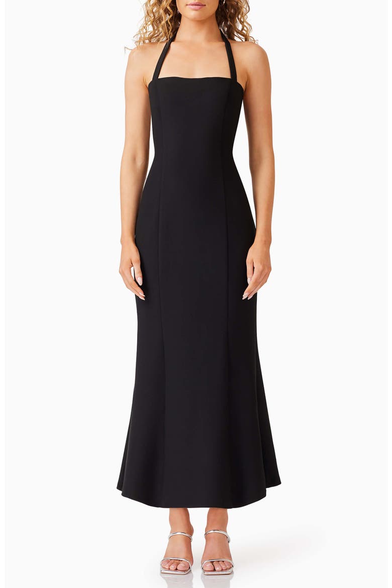 Selena Sleeveless Cocktail Dress, Main, color, BLACK