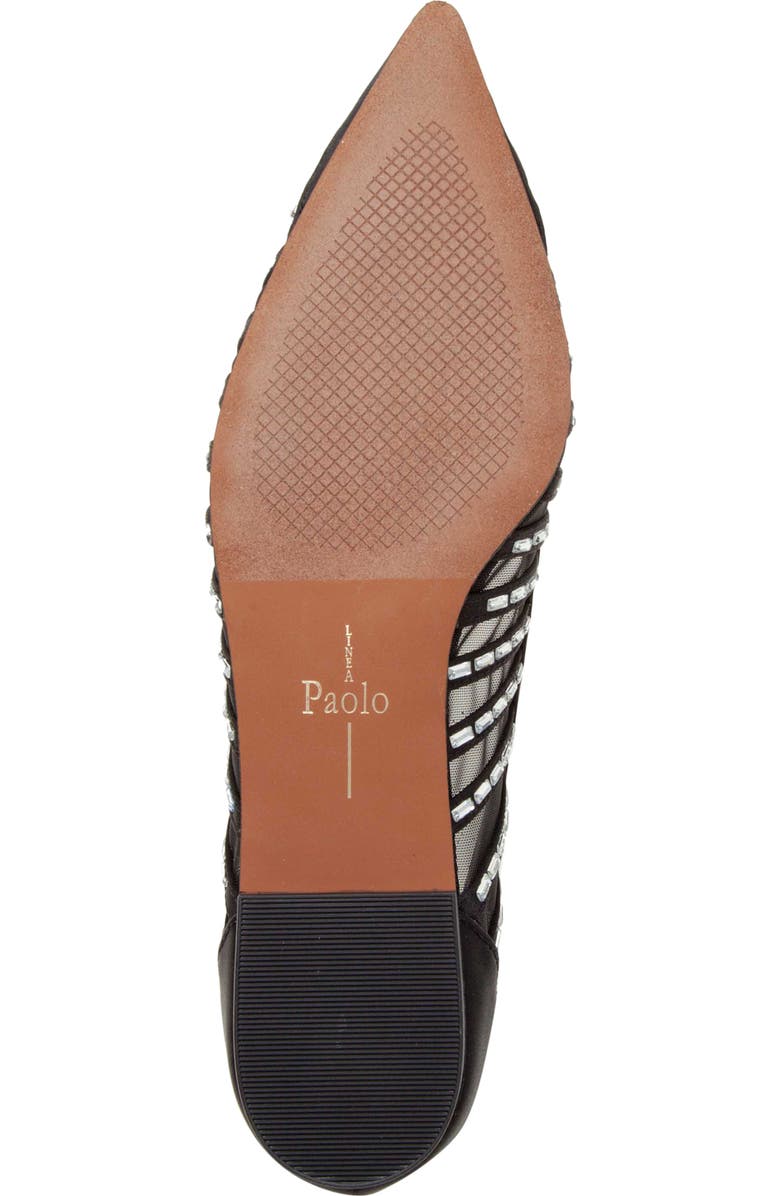 Linea Paolo Noelle Pointed Toe Flat, Alternate, color, Black