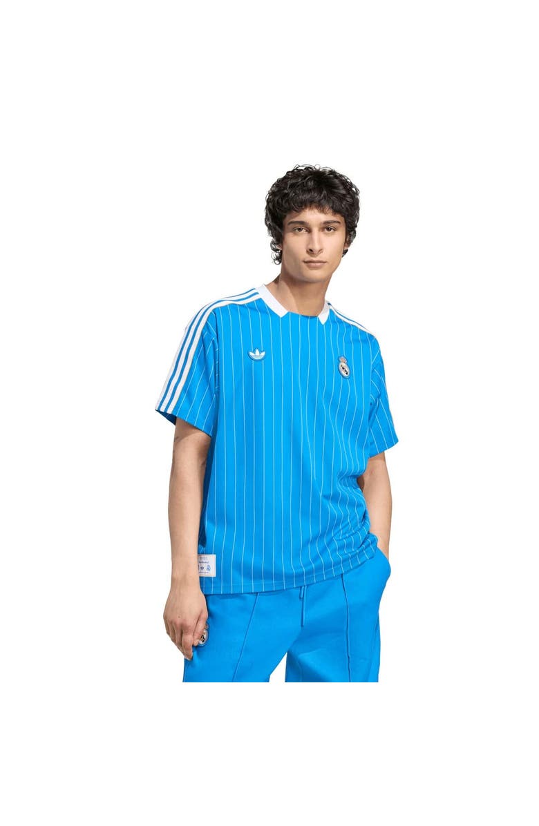adidas Unisex adidas  Blue Real Madrid Terrace Icons Jersey, Alternate, color, Blue