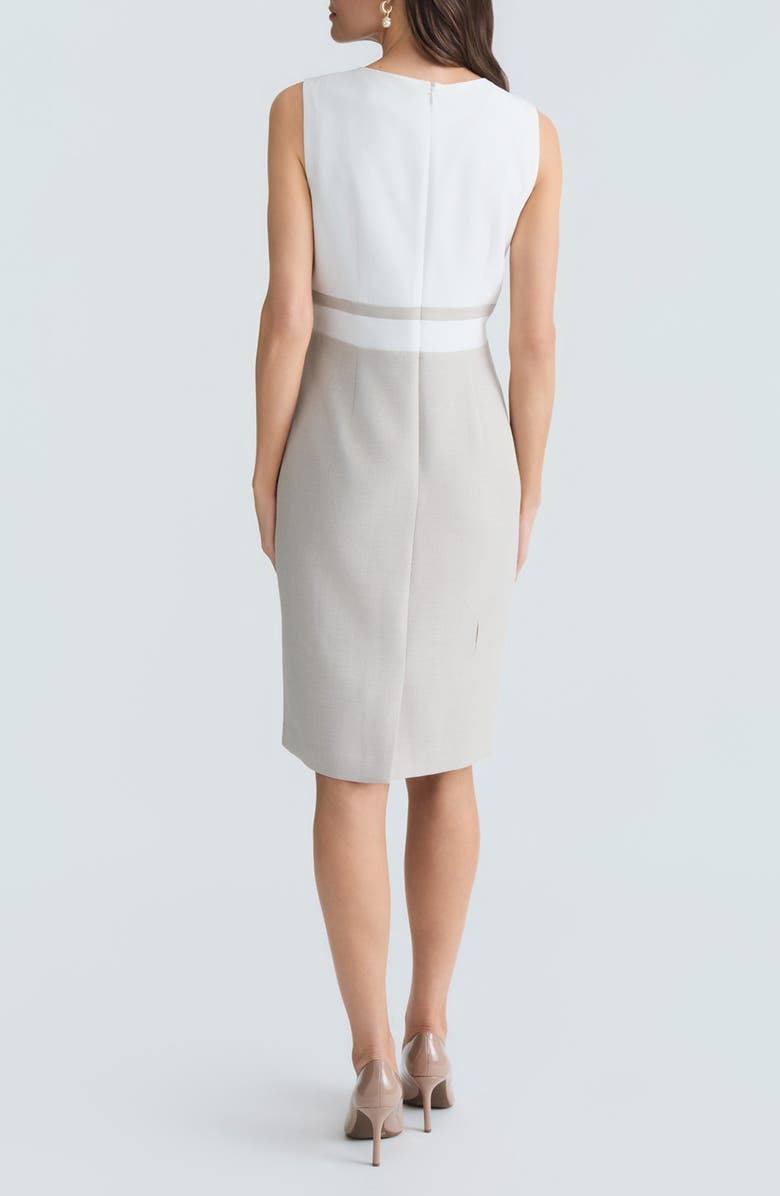 KASPER Colorblock Sheath Dress, Alternate, color, 