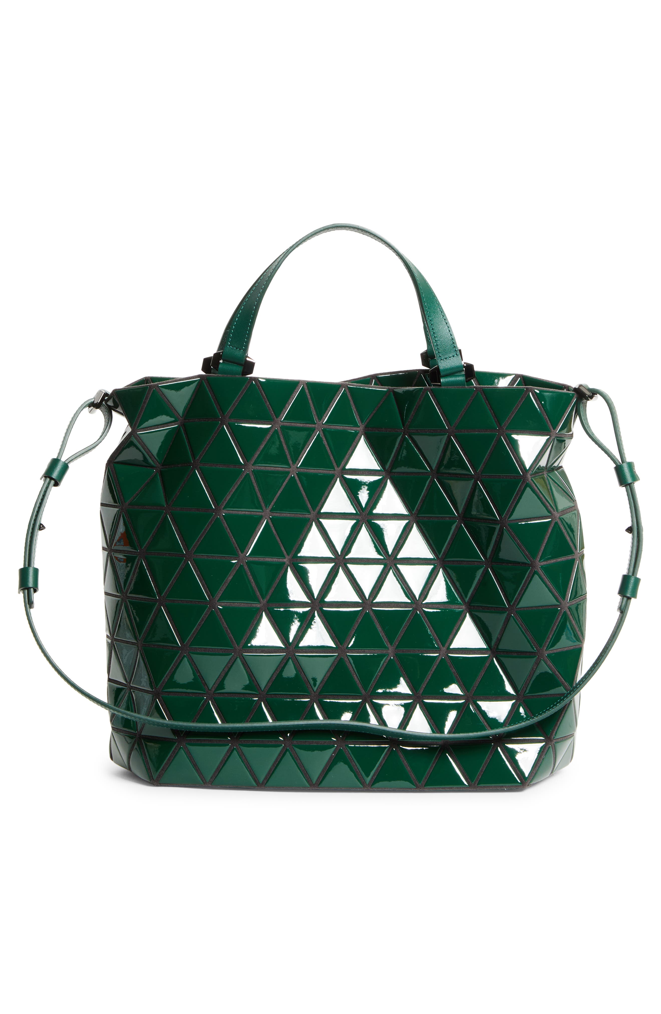 Bao Bao Issey Miyake Crystal Gloss Tote, Alternate, color, Deep Green