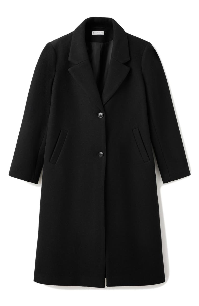 MANGO TEEN Longline Coat, Alternate, color, 