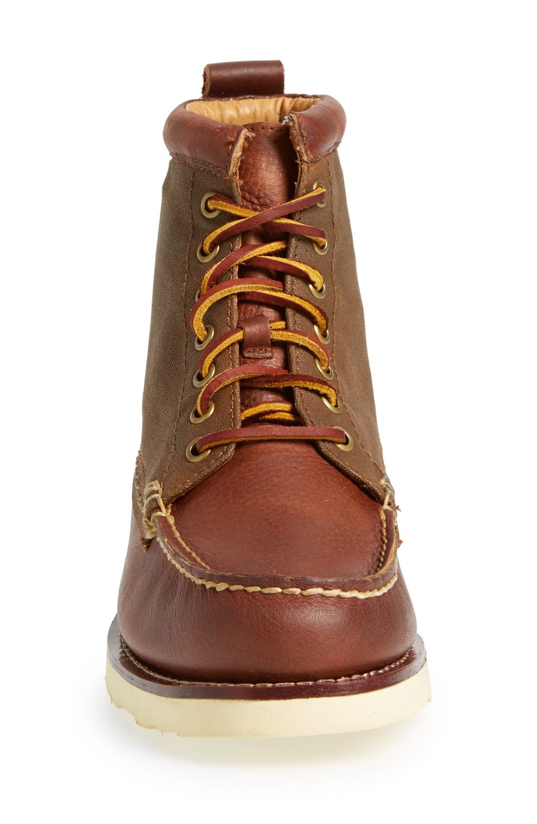 'Sherman 1955' Boot, Alternate, color, DARK TAN LEATHER