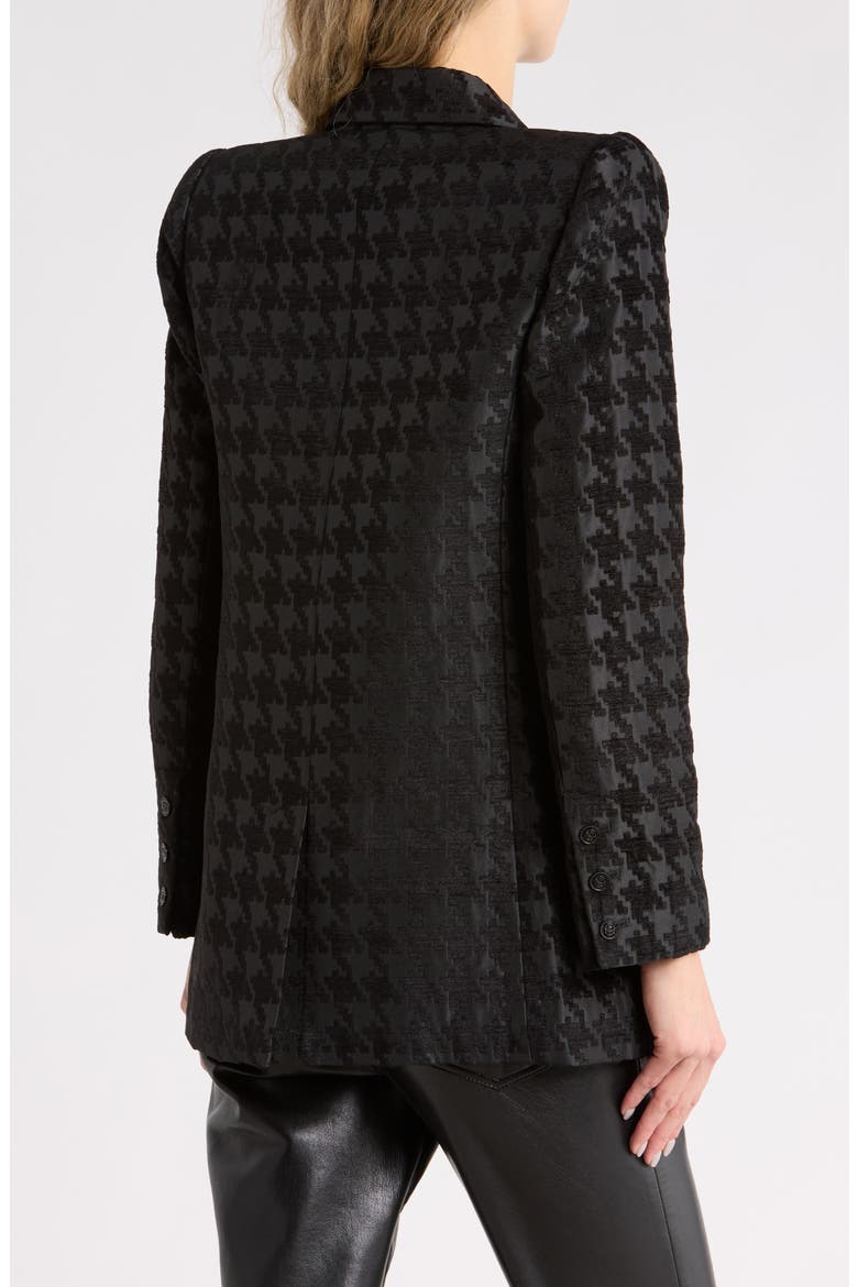 Cambrie Oversized Houndstooth Blazer, Main, color, BLACK/ BLACK HOUNDSTOOTH