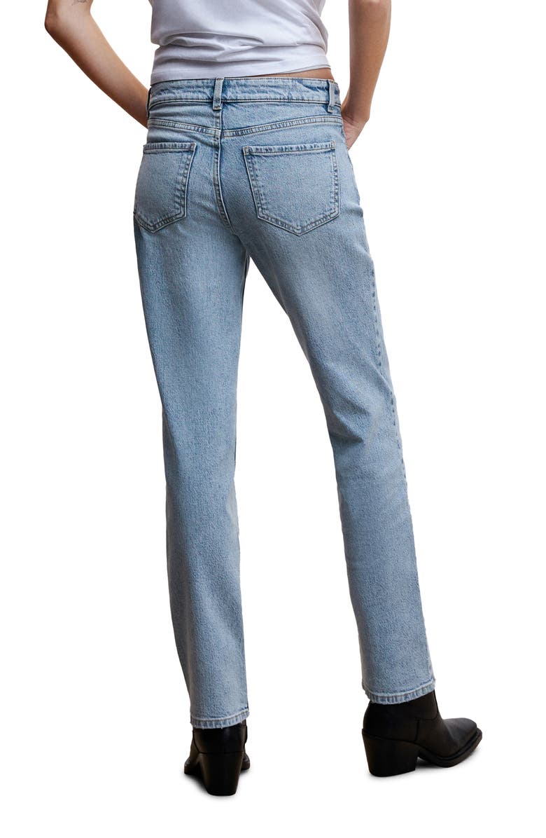 MANGO Straight Leg Jeans, Alternate, color, 