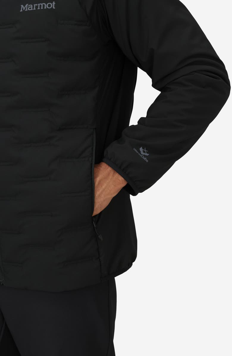 Marmot WarmCube Active Aerothermal Down Hoodie, Alternate, color, Black