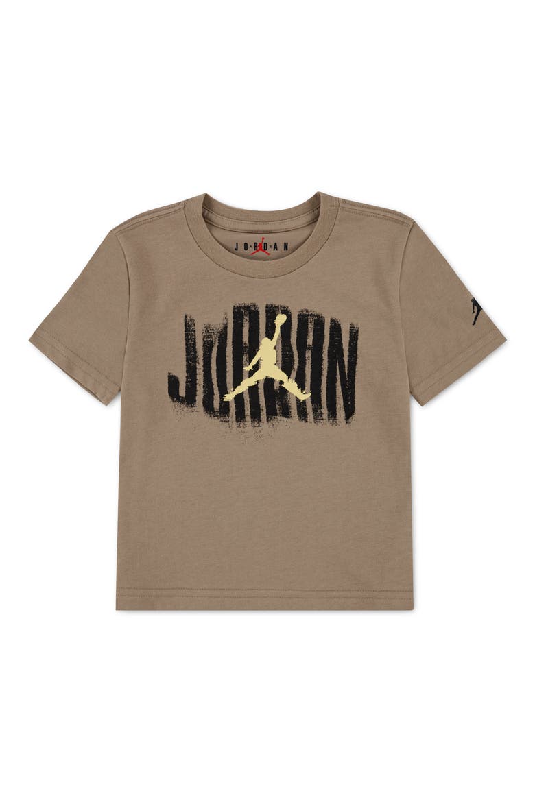 Kids' Short Sleeve Graphic T-Shirt, Main, color, KHAKI