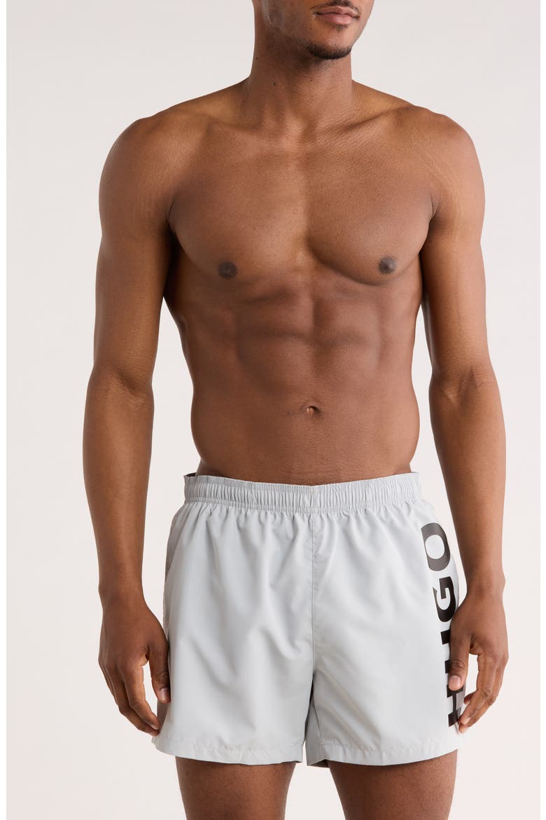 Abas Swim Trunks, Main, color, LIGHT/ PASTEL GREY
