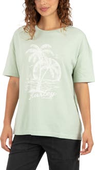 Hurley Palm Sea Graphic Boyfriend T-Shirt