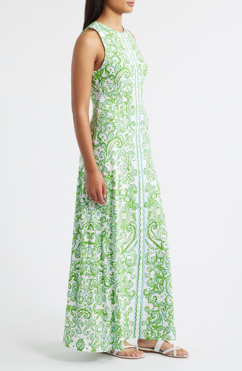 Lilly Pulitzer<sup>®</sup> Ellison Sleeveless Maxi Sundress, Alternate, color, Resort White Sol Mates