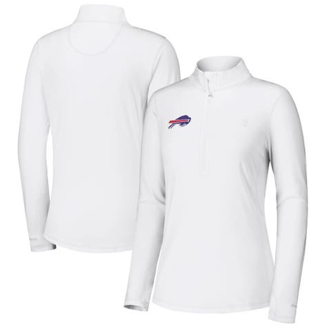 Women's Tommy Bahama Navy Buffalo Bills Sport Playa Vista Quarter-Zip Jacket