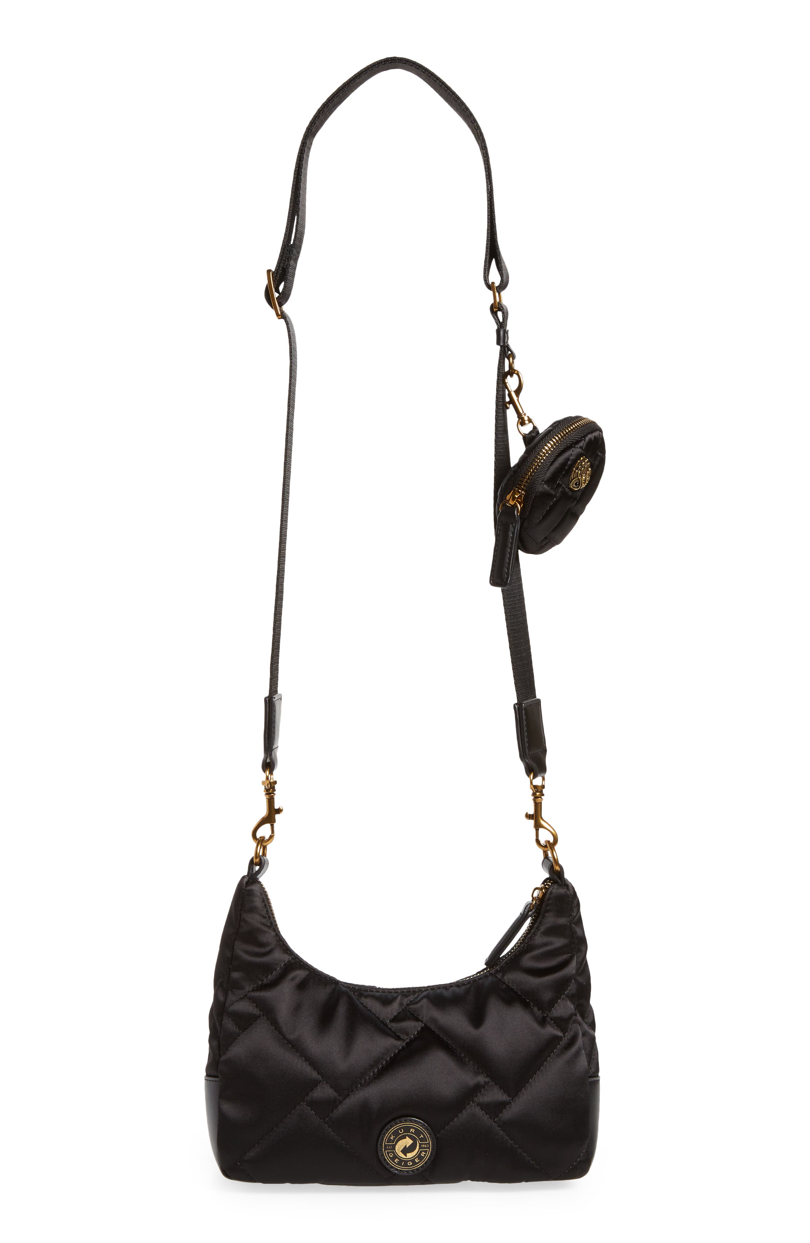 Kurt Geiger London Quilted Crossbody Bag, Alternate, color, 