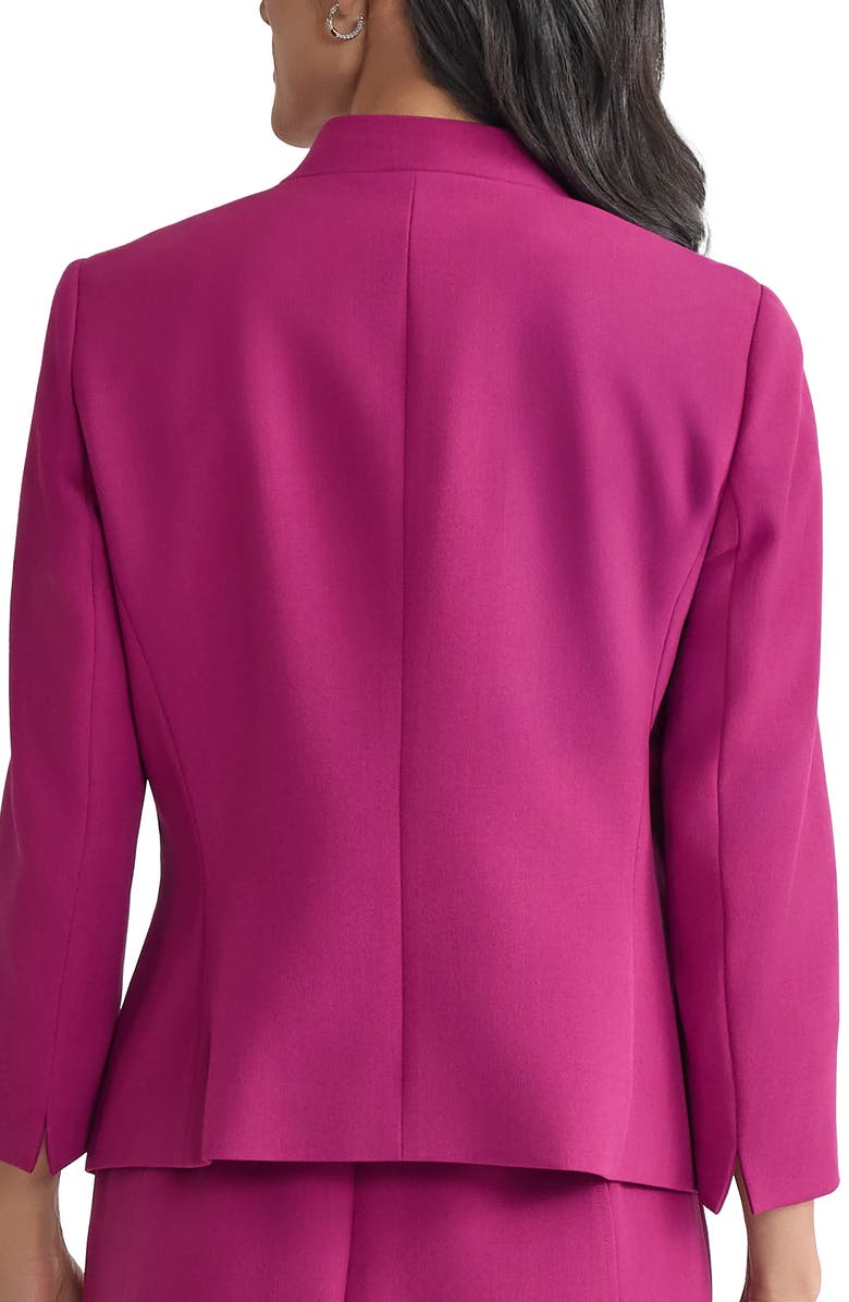 KASPER Three-Quarter Sleeve Jacket, Alternate, color, Cerise