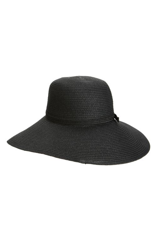 Nordstrom Packable Floppy Hat In Black