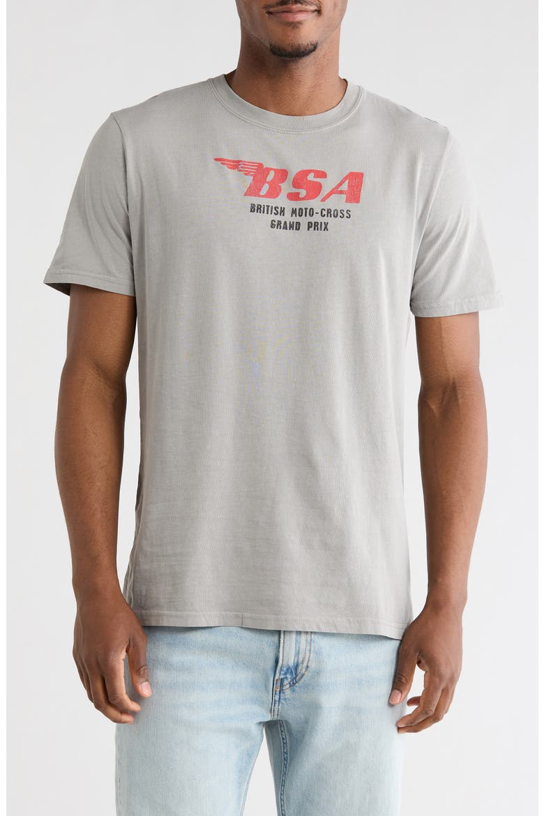Grand Prix Cotton Graphic T-Shirt, Main, color, GREY