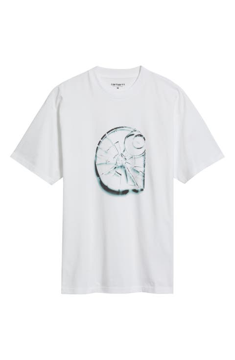 Shattered Logo Organic Cotton Graphic T-Shirt