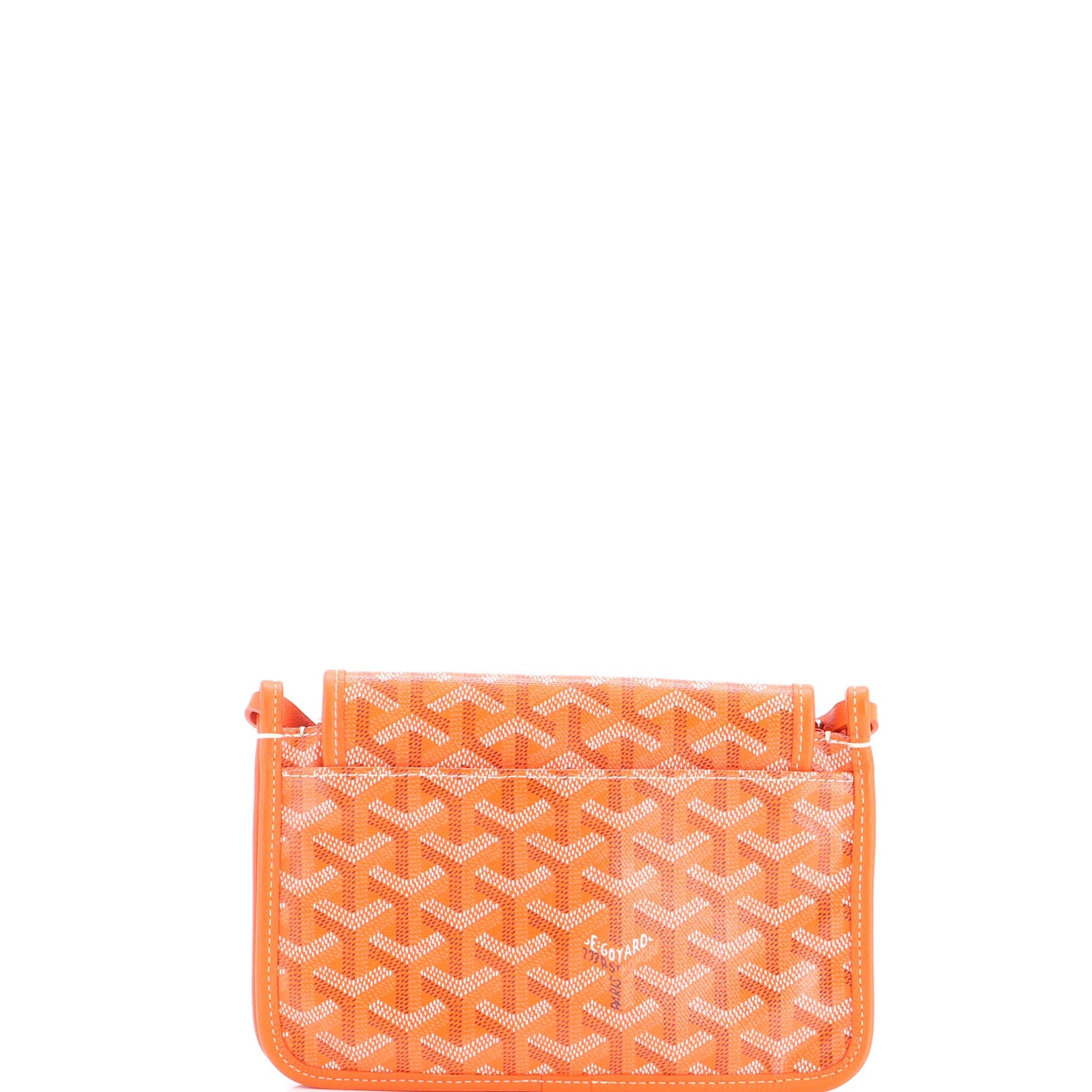 Plumet Clutch Wallet Coated Canvas, Alternate, color, Orange