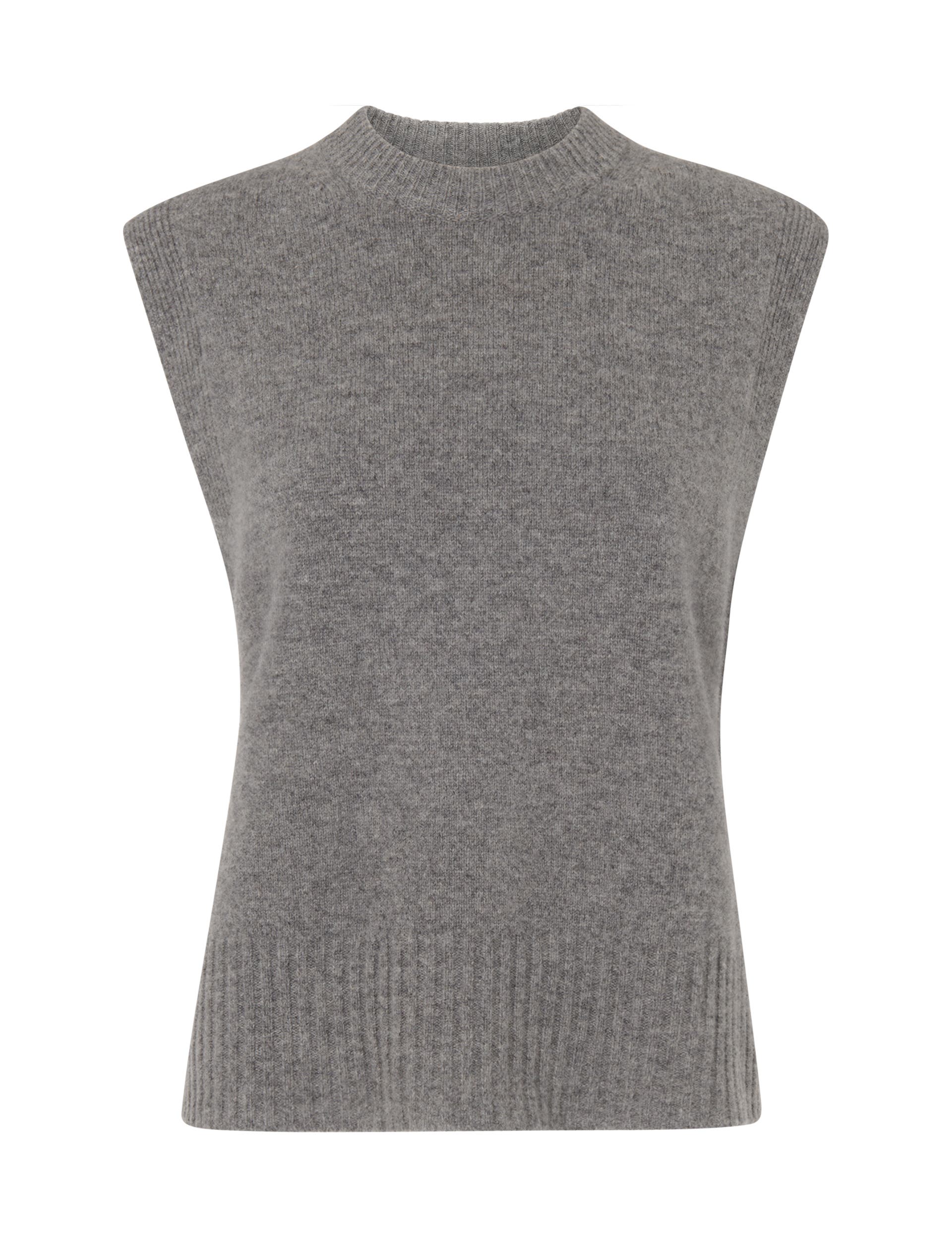 Knitted Sleeveless Vest - image 2