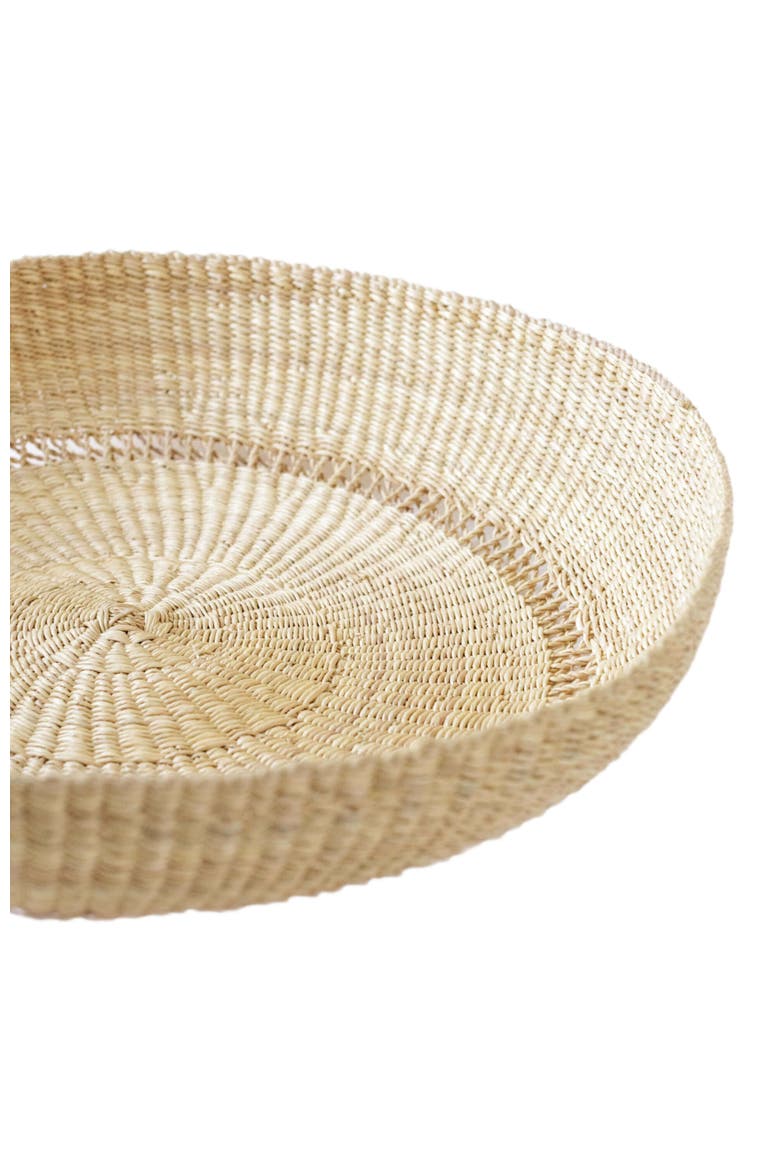 Bolga Large Round Tray, Alternate, color, Natural