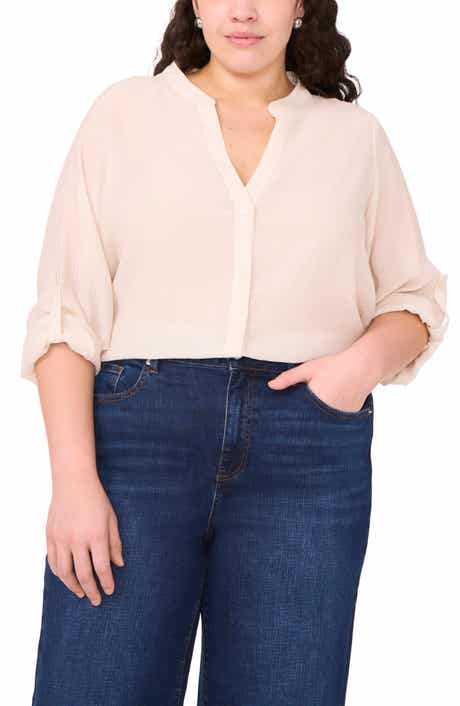 Halogen® Textured Utility Shirt