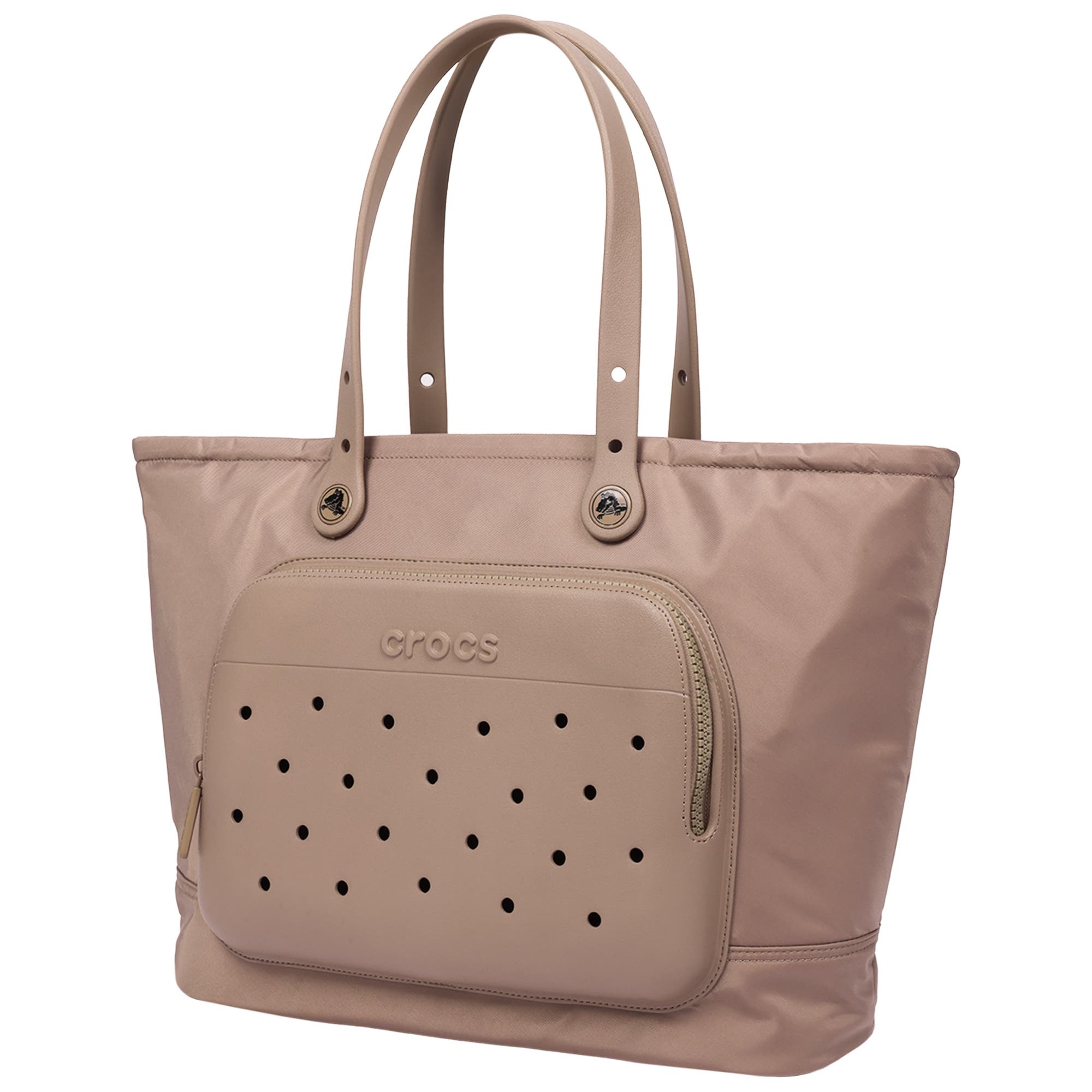 Large Tote with Pockets, Alternate, color, LATTE