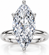 Bliss Diamond Certified 6Ct Marquise Solitaire Diamond Engagement Ring 14k Gold Lab Grown
