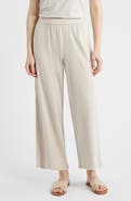 Eileen Fisher Jersey Ankle Wide Leg Pants