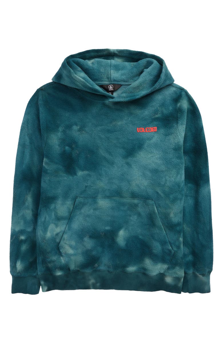 Volcom Kids' Marbram Tie Dye Hoodie, Main, color,