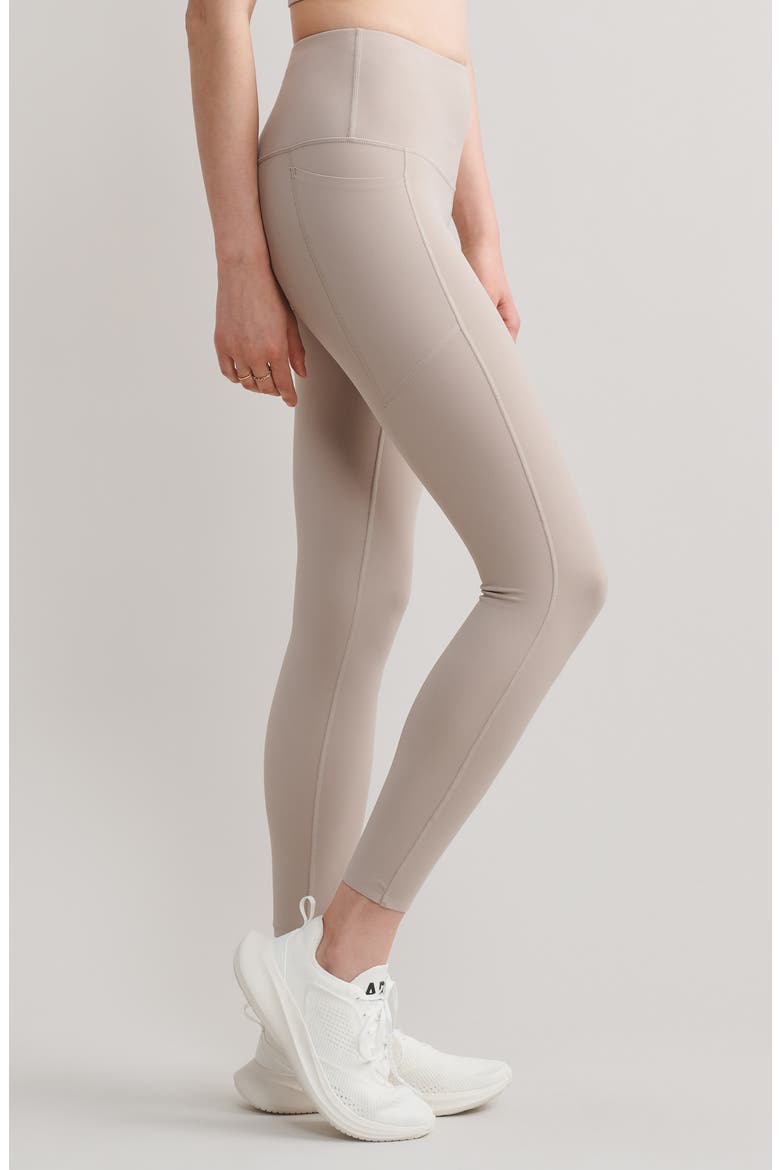 Revive Pockets 7/8 Leggings, Alternate, color, TAUPE